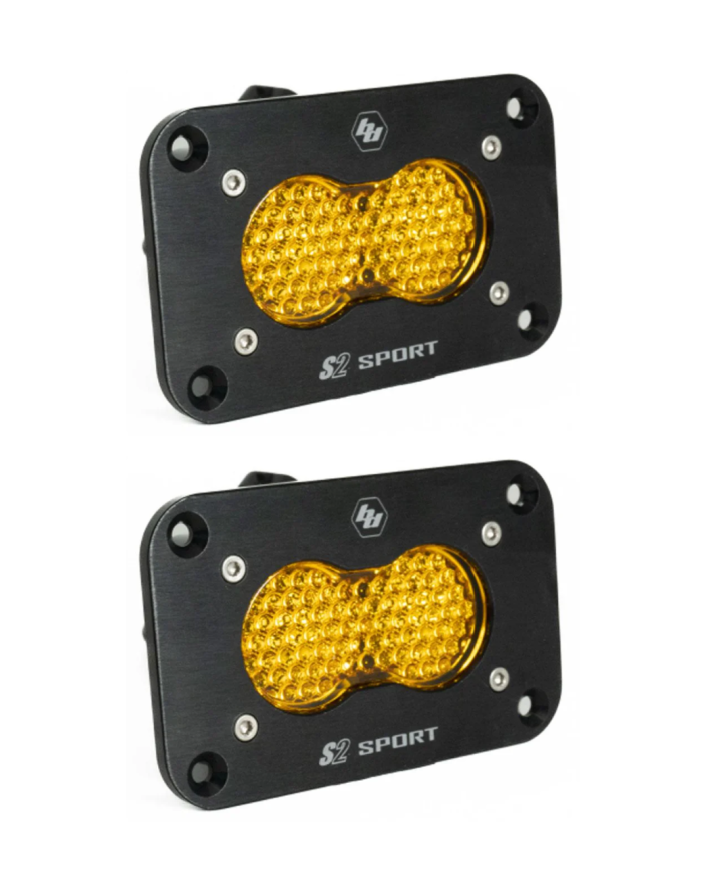 Clearance - Baja Designs S2 Sport LED Work/Scene Light Pair, Flush