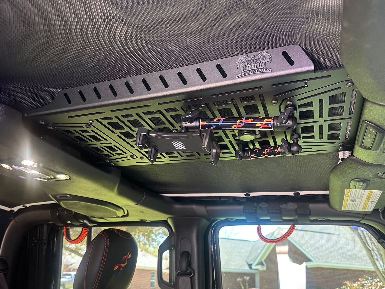 EPIC CROW MOLLE System - Front Overhead Rack Kit for 2018+ Jeep Wrangl ...