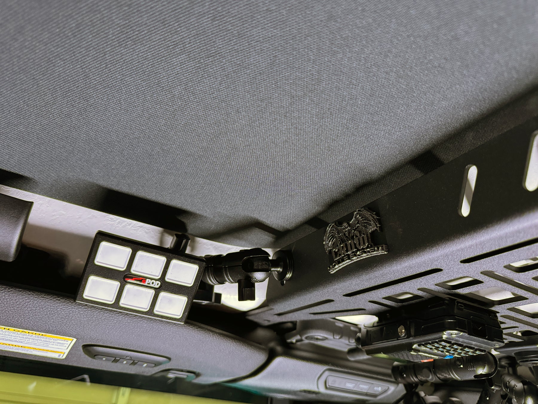 EPIC CROW MOLLE System - Front Overhead Rack Kit for 2018+ Jeep Wrangl ...