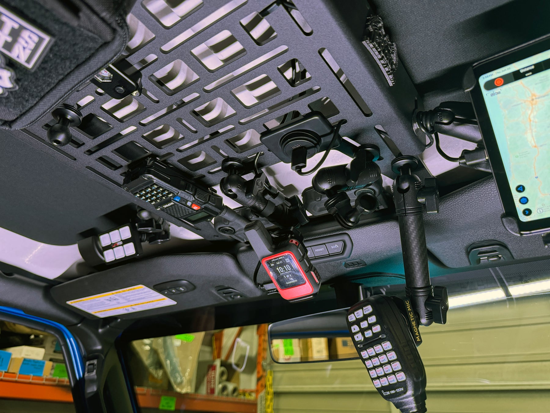 4wd Rack EPIC CROW MOLLE System - Front Overhead Rack for 2018+ Jeep Wrangler ...