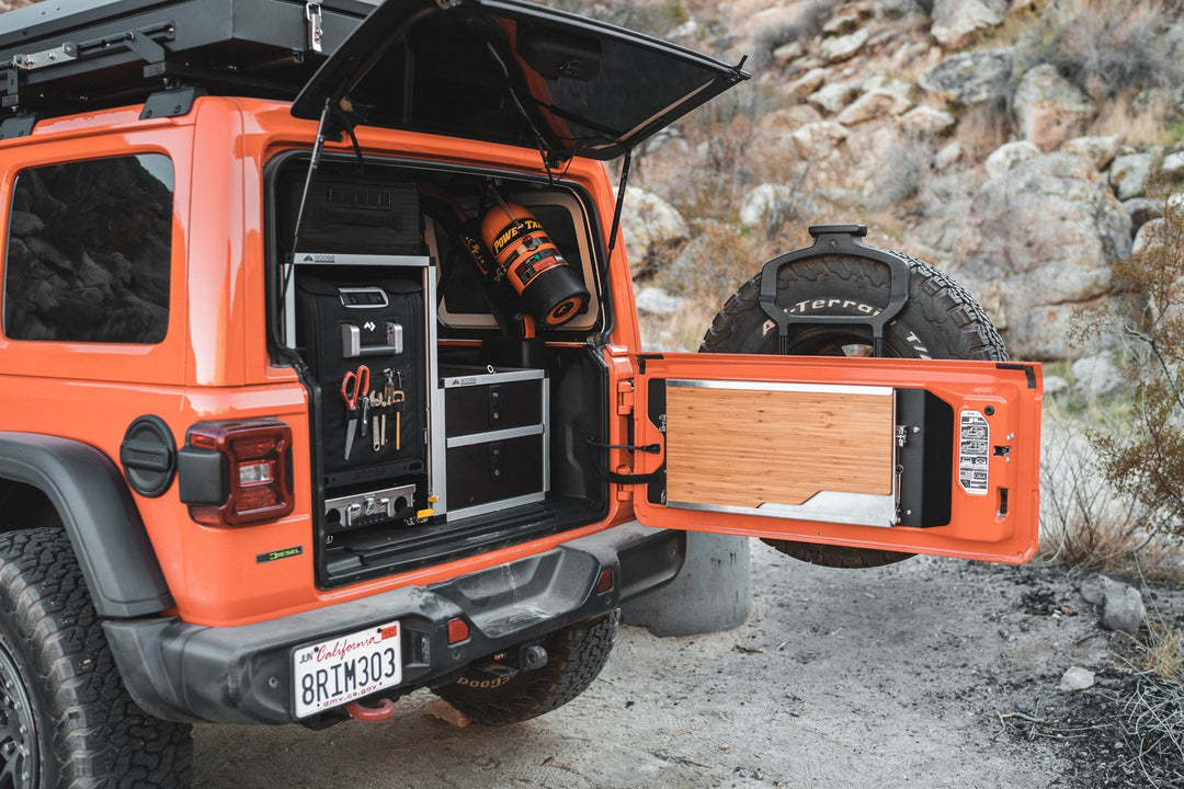Jeep Wrangler Tailgate Table Rough Country 10625 Folding Tailgate Table ...